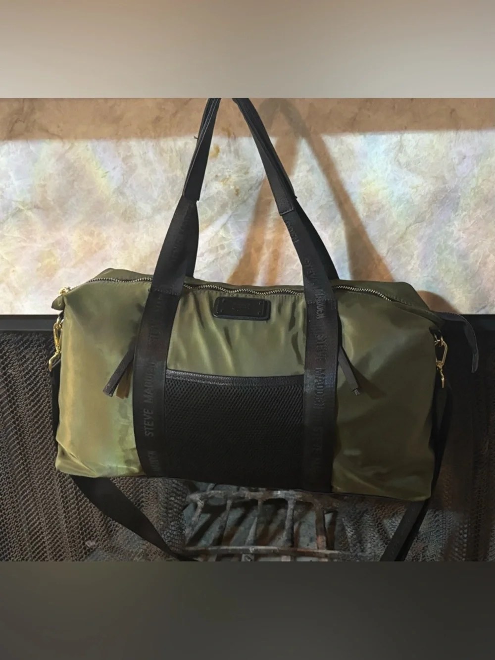 ✨ Steve Madden Sporty Chic Olive Green Duffel Bag ✨